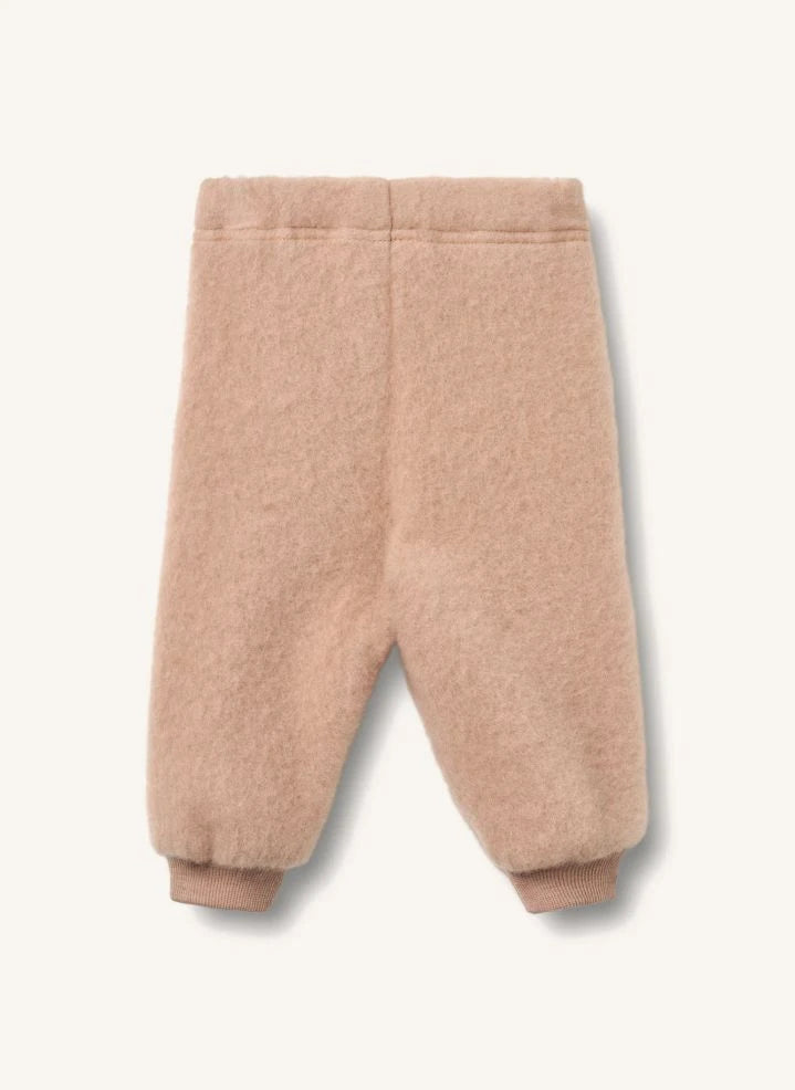 Wheat - Pantalón polar Kinnie de lana merino | Rosa Polvo