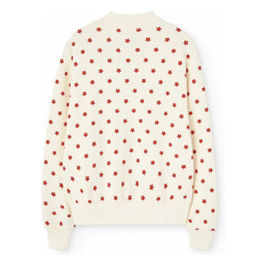 The Animals Observatory - Chaqueta con cremallera Zebra Stars | Blanco