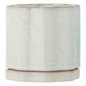 Bloomingville - Maceta de gres Argyle | Gris