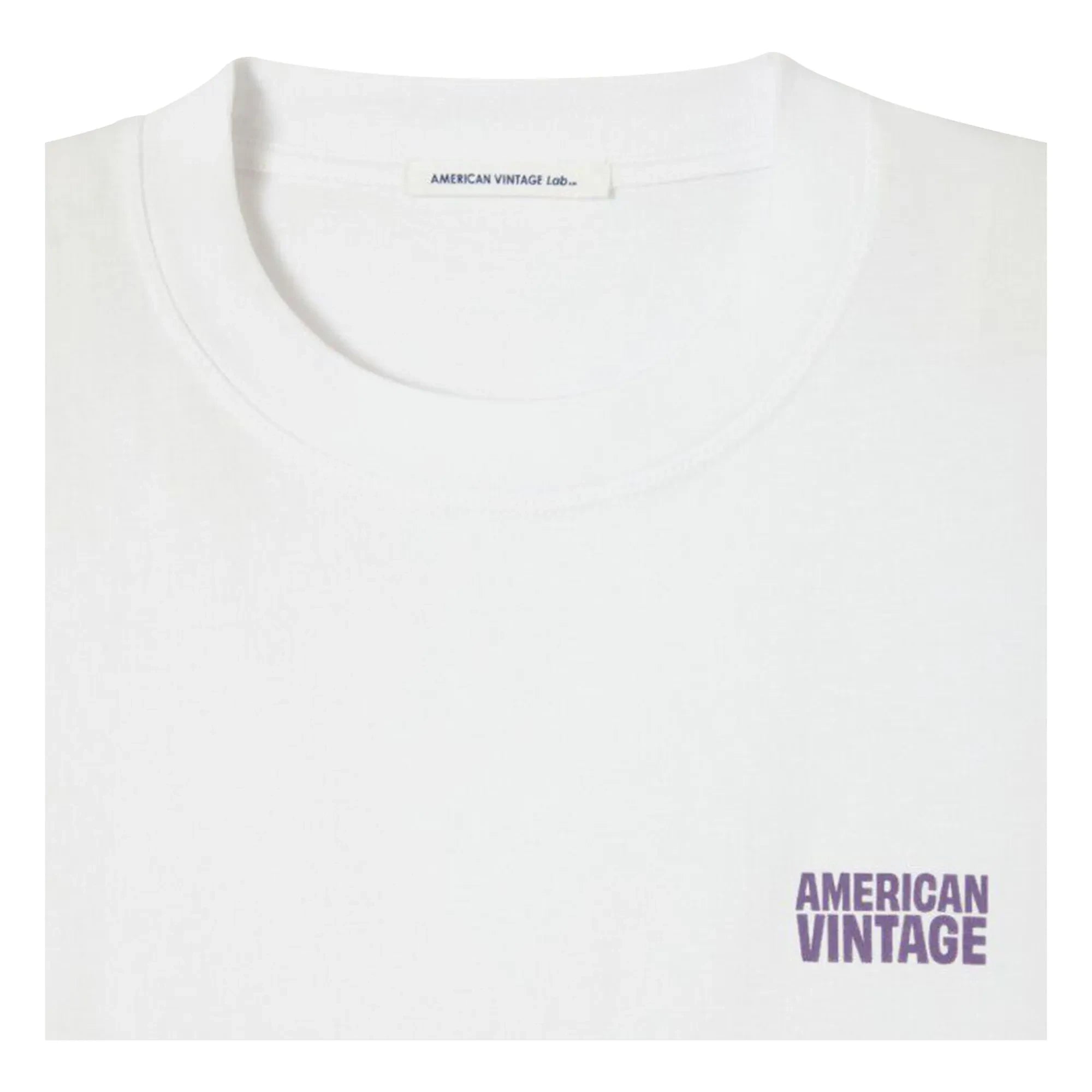 American Vintage - Camiseta de algodón Gixy | Blanca