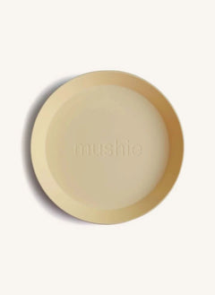 Mushie - Platos - Set de 2 | Amarillo
