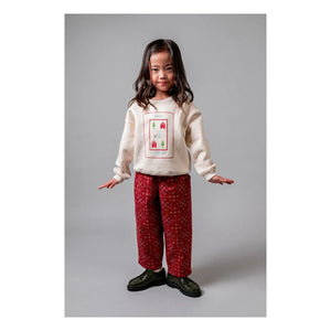 birinit - Magic Day organik pamuklu sweatshirt | Ivory