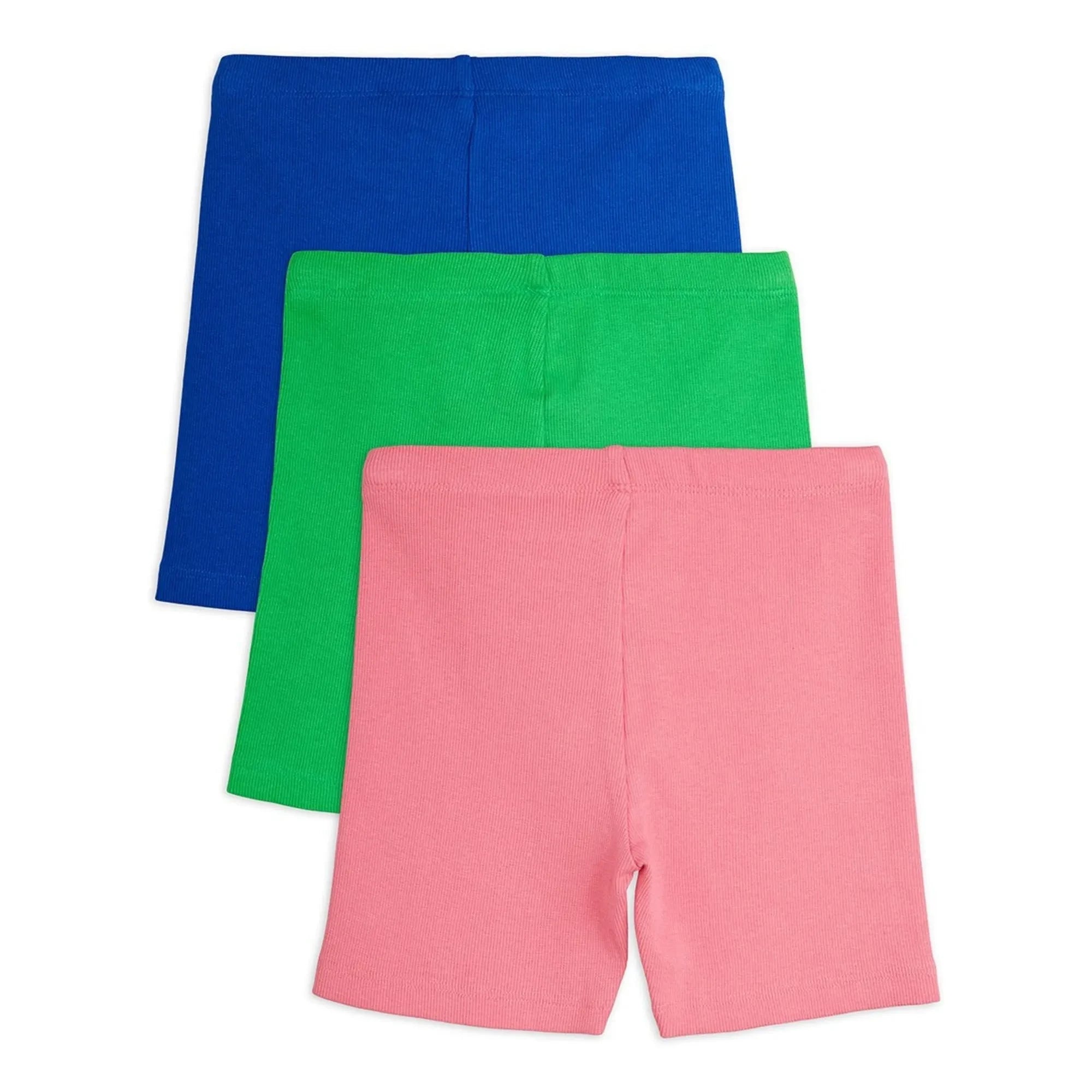 Mini Rodini - Lote de 3 pantalones cortos de ciclista de algodón orgánico | Rosa