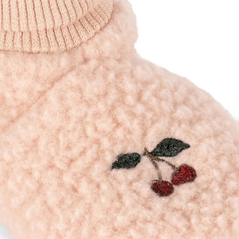 Konges Sløjd - Safa Pantuflas Sherpa de Fibra Reciclada | Rosa