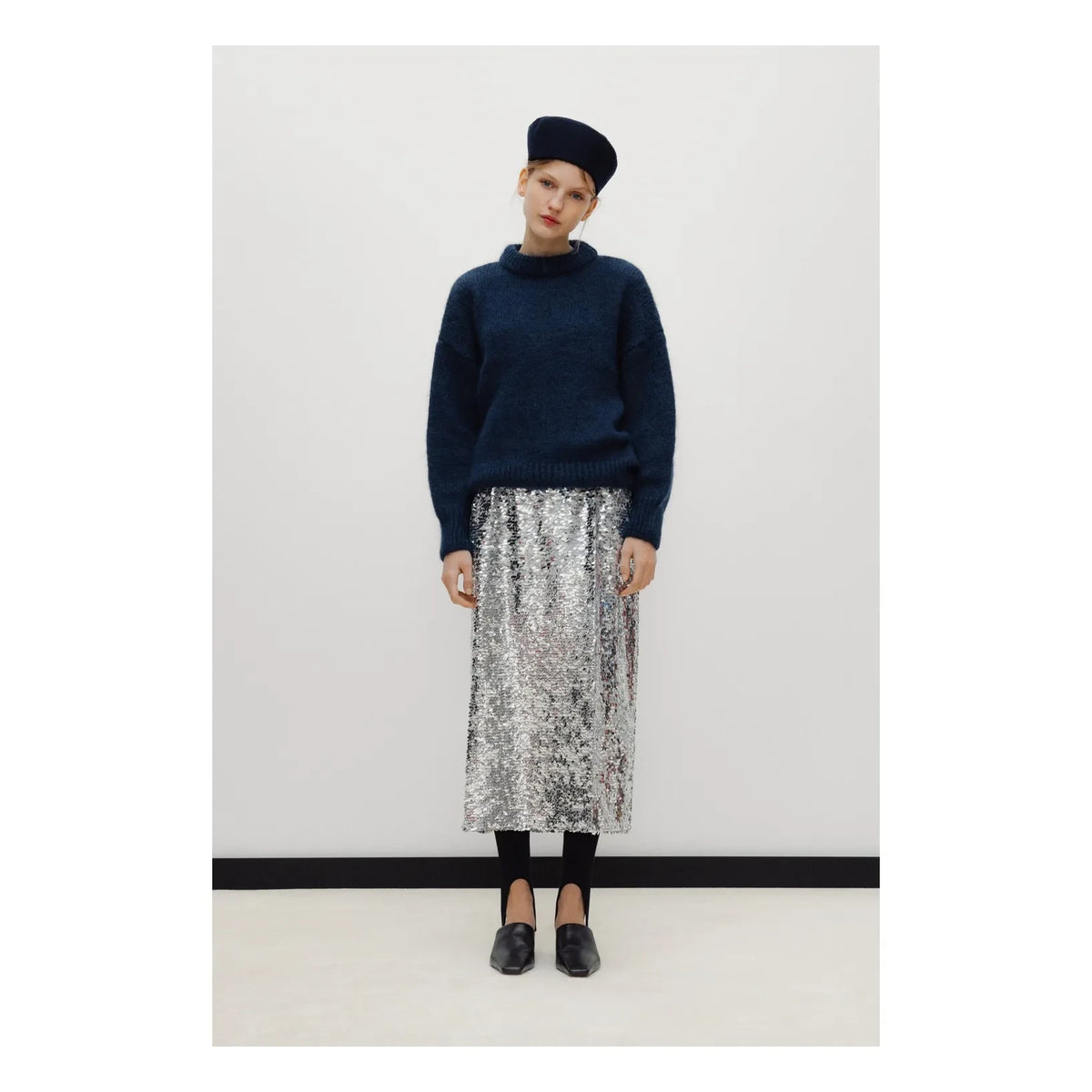the new society - Muse Falda Lentejuelas | Plata