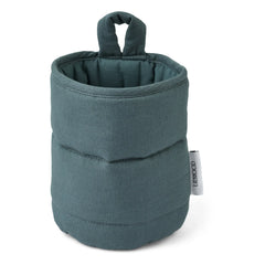 Liewood - Cesta de almacenamiento de algodón orgánico Faye | Azul Grisáceo