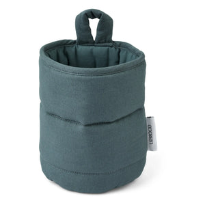 Liewood - Cesta de almacenamiento de algodón orgánico Faye | Azul Grisáceo