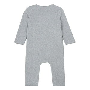Gray Label - Uzun kollu organik pamuklu pijama | Gri