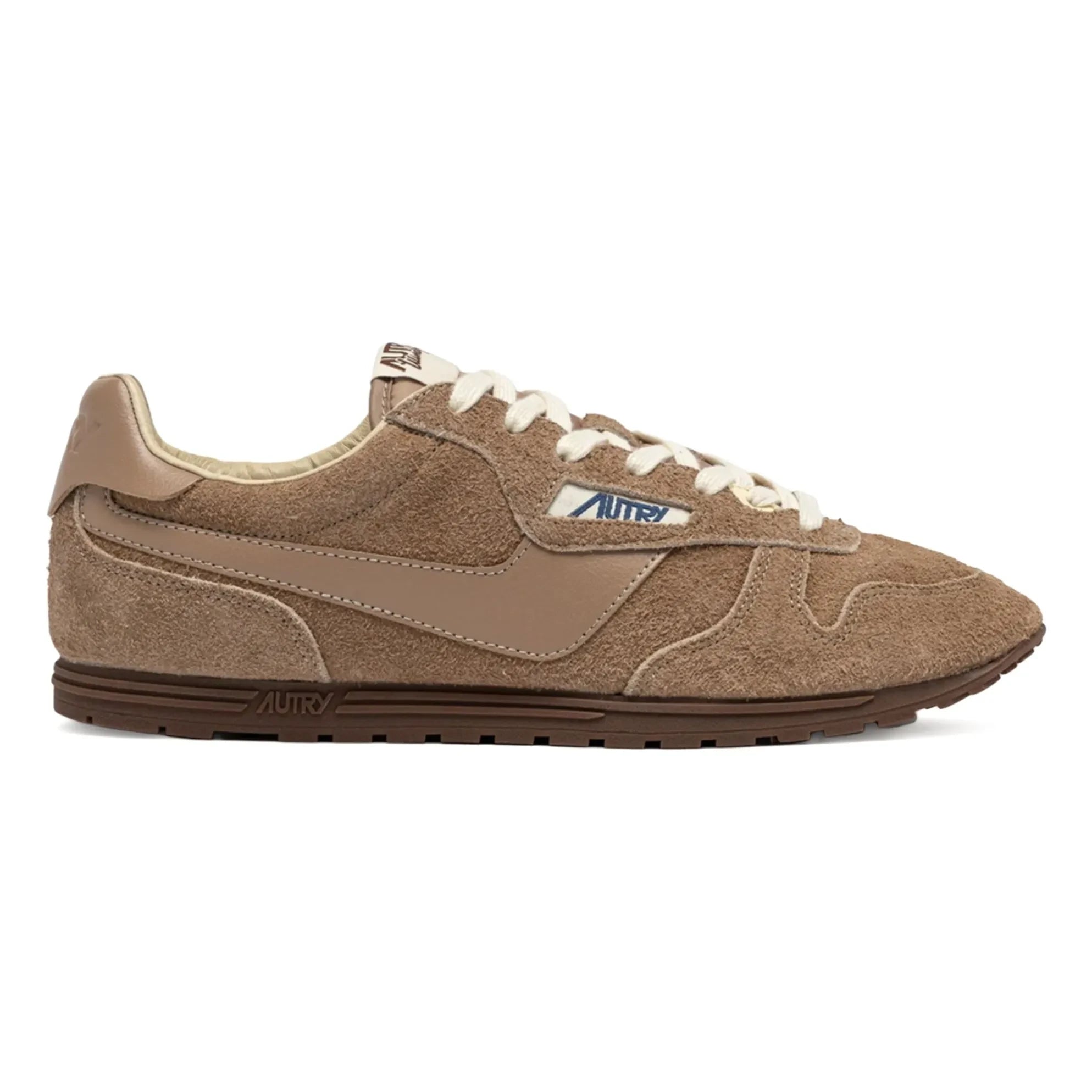 Autry - Zapatillas deportivas bajas de ante y piel Windspin | Marrón claro