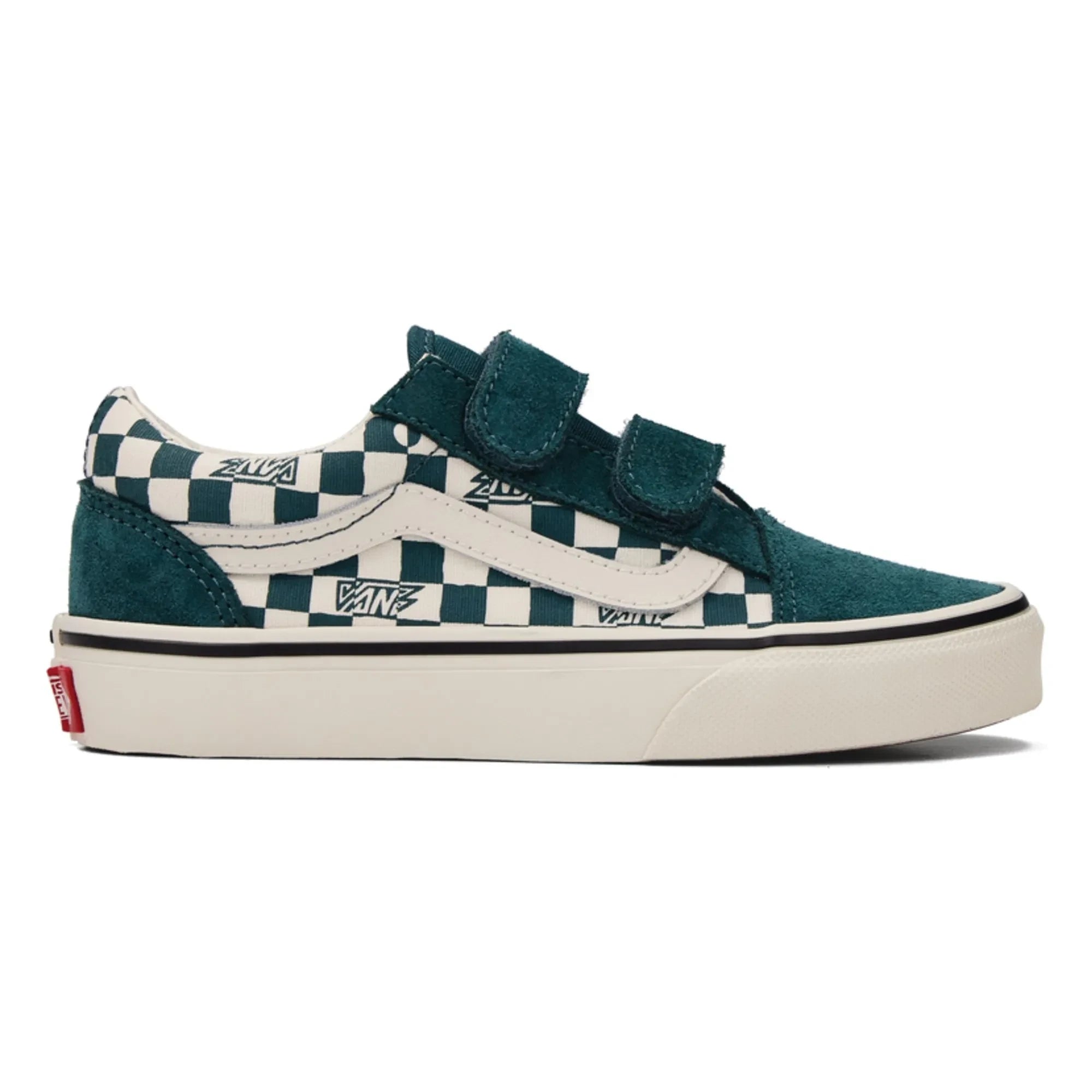 Vans - Zapatillas Scratch Old Skool V Geo Check | Azul pavo real