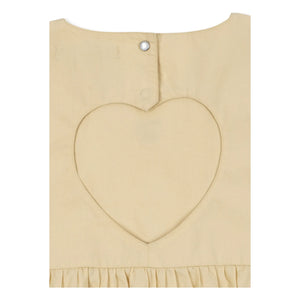 Konges Sløjd - Vestido de espalda abierta Hearly Algodón orgánico | Beige