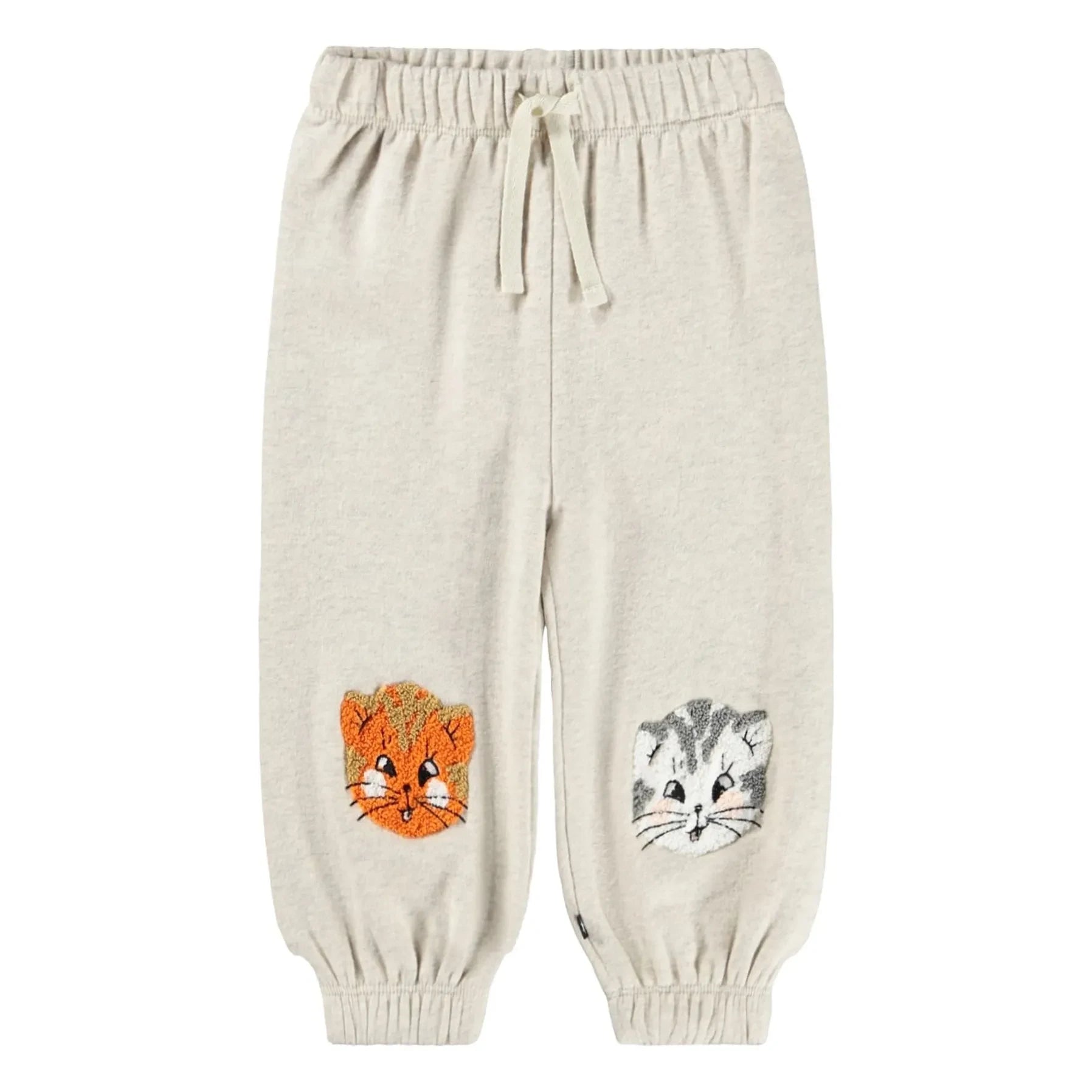 Molo - Simon Cats Jogger de algodón orgánico | Blanco roto
