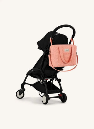Editions Aimable - Bolsa de cuidado para bebés Suzanne | Gasa Vieja Rosa