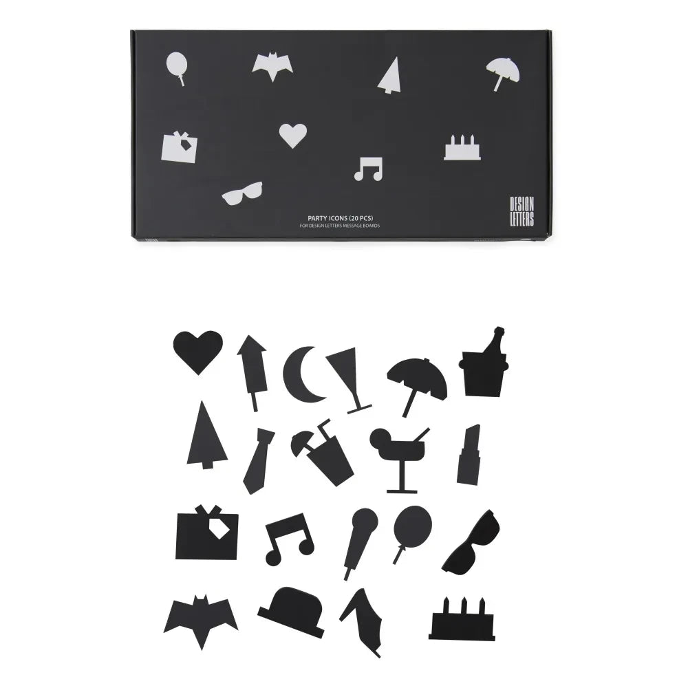 Design Letters - Iconos para panel de mensajes - Set de 20