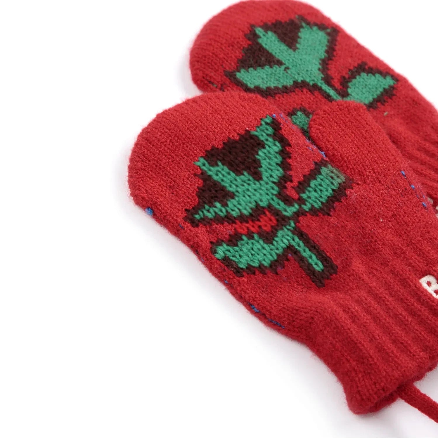 Bobo Choses - Guantes de flores de fibra reciclada | Rojo