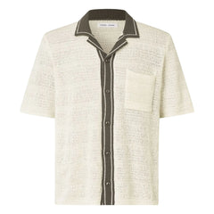 Samsoe Samsoe - Camisa de manga corta Sapercy Maille | Blanca