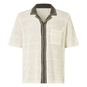 Samsoe Samsoe - Camisa de manga corta Sapercy Maille | Blanca