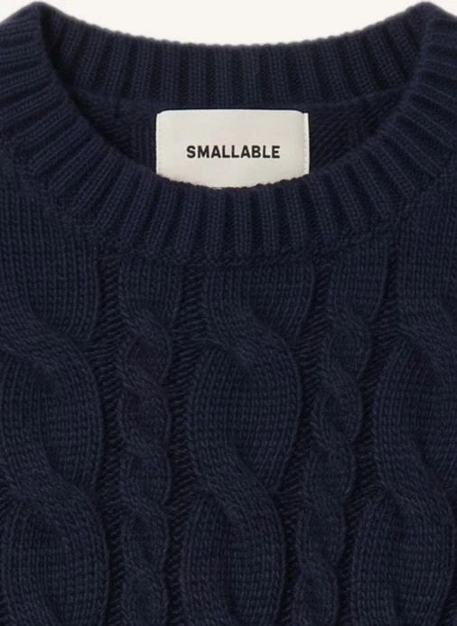 Smallable Woman - Marguerite Suéter de Lana | Azul Negro