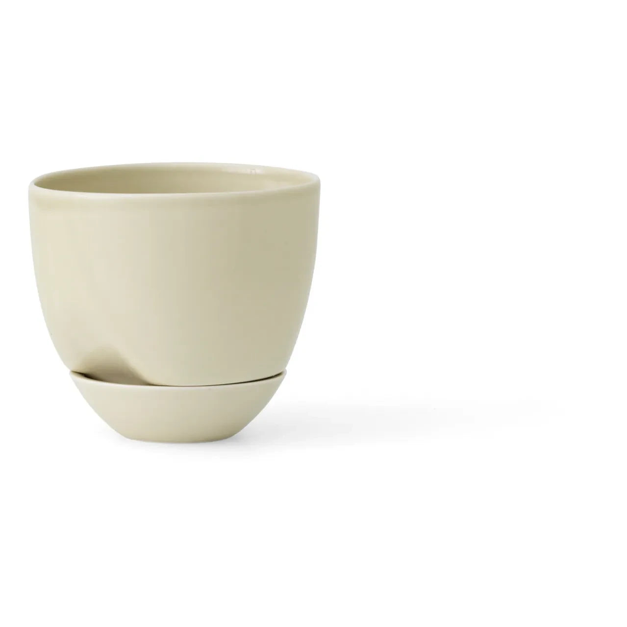 Audo Copenhagen - Cubierta para maceta de cerámica húmeda | Beige