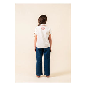 birinit - Camiseta de algodón orgánico Birinit | Marfil