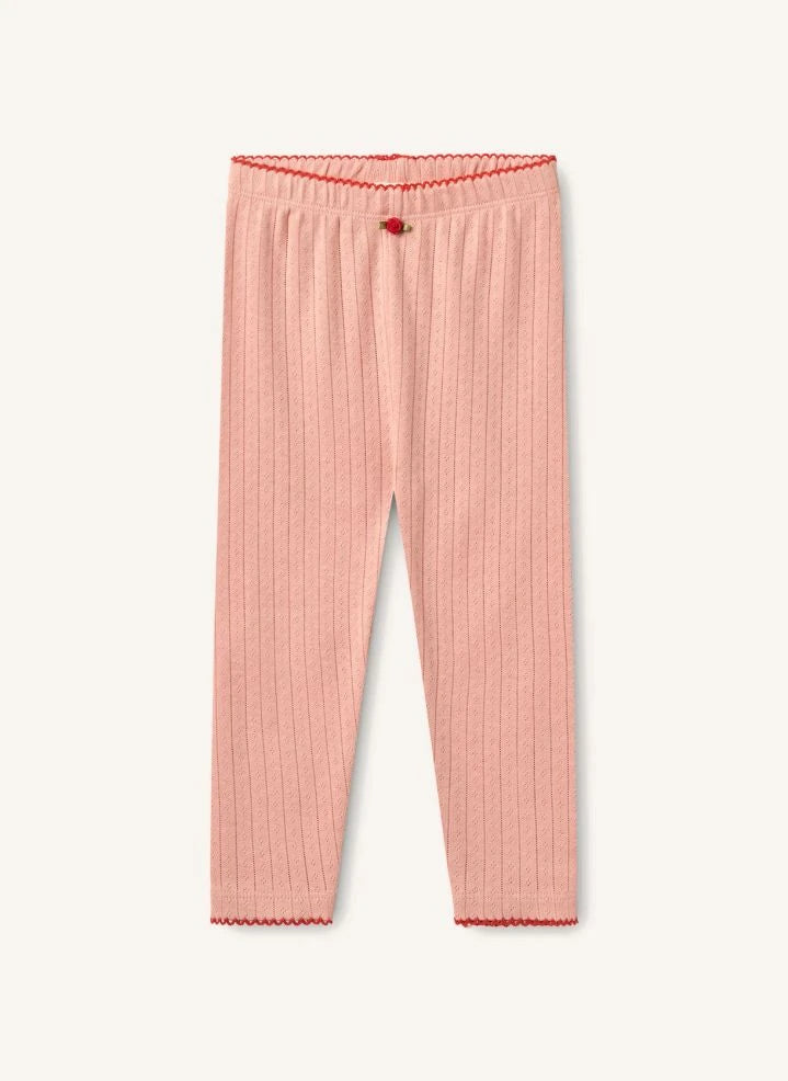 Flöss - Liva Pointelle Leggings | Rosa claro
