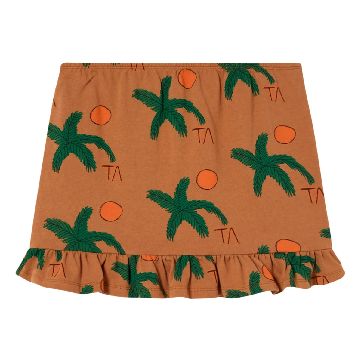 The Animals Observatory - Ferret Falda de jersey con palmera | Caramelo