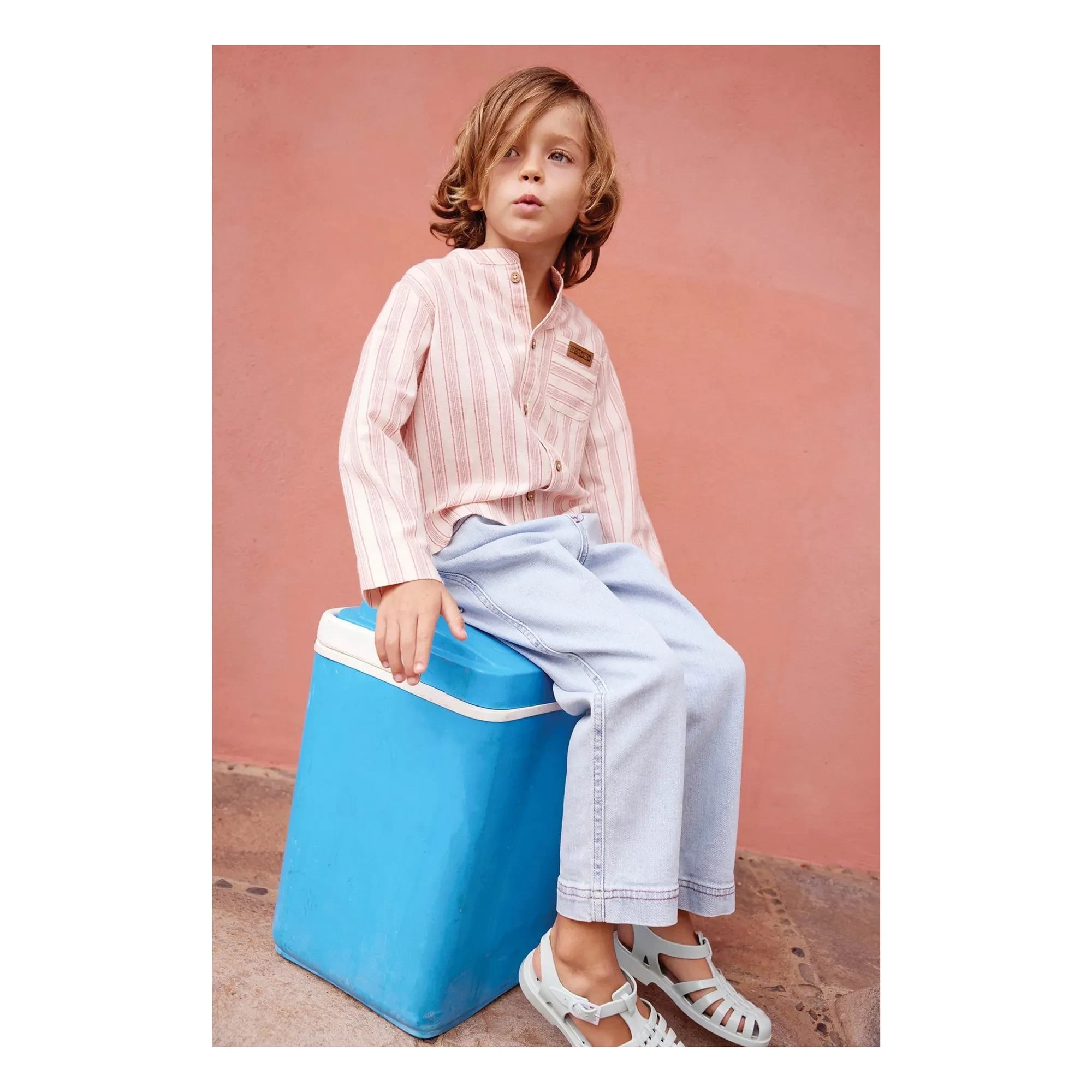Bonton - Never Camisa a rayas | Crema