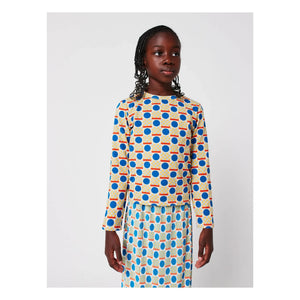 Bobo Choses - Camiseta geométrica de algodón orgánico | Crudo