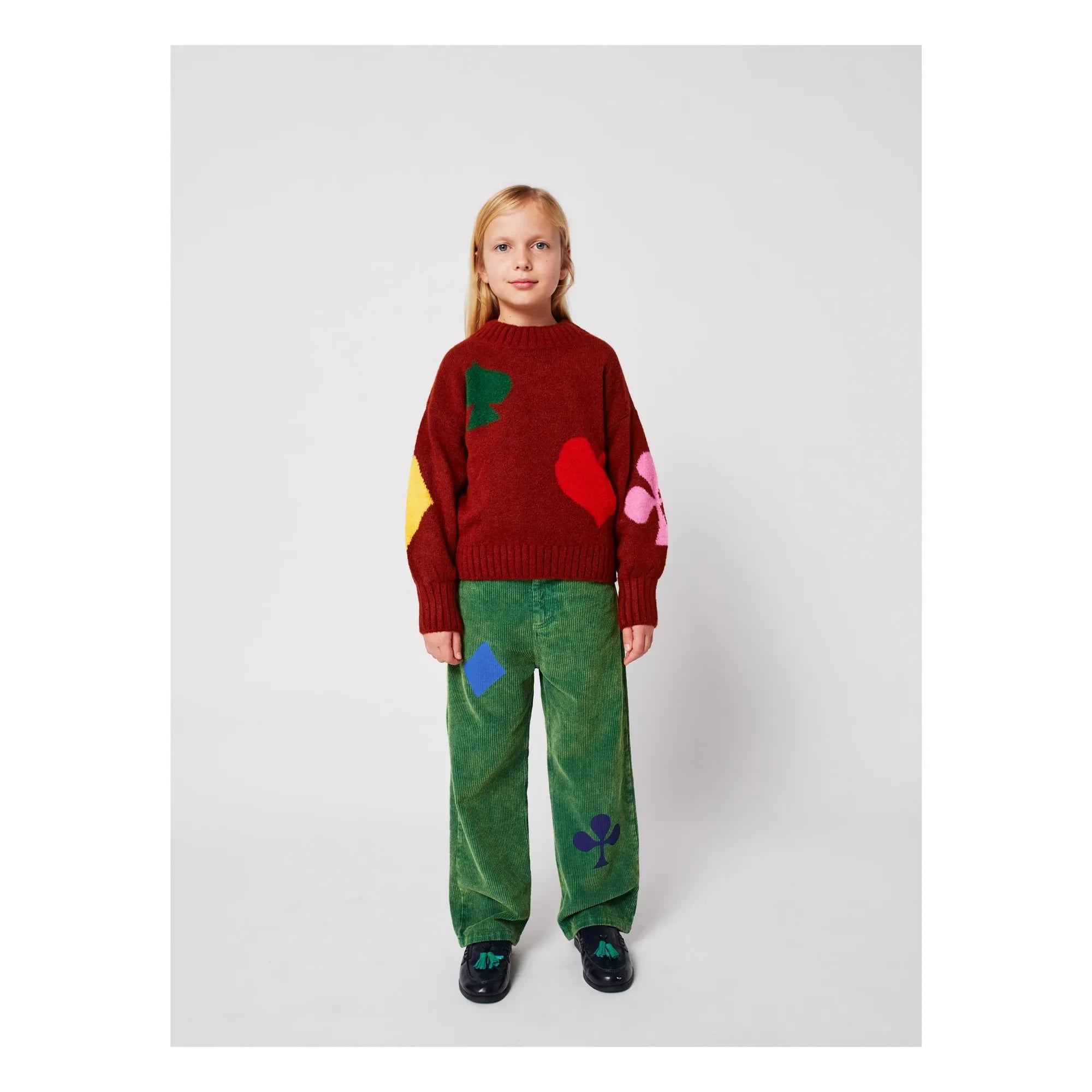 Bobo Choses - Jersey de Corazones de Lana | Rojo