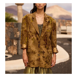 Mes Demoiselles - Chaqueta de lino Sonta | Caqui