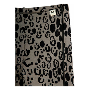 Mini Rodini - Leggings de leopardo de algodón orgánico | Gris