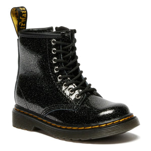Dr. Martens - Botín con cordones 1460 J Glitter | Negro brillante