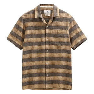 Anerkjendt - Camisa a rayas Akleander | Marrón claro