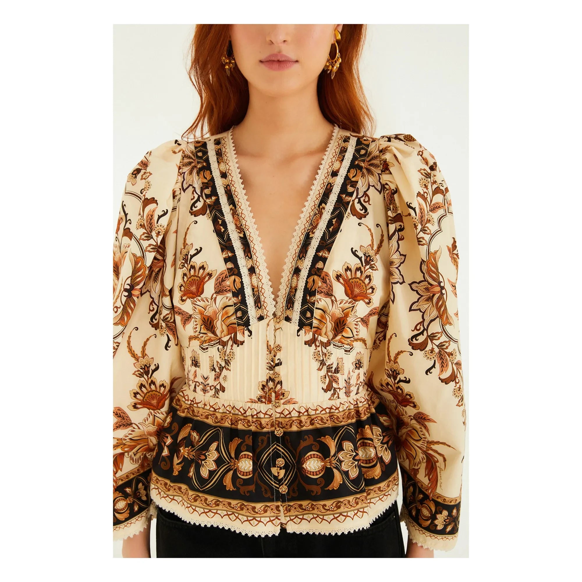 Farm Rio - Blusa Majestic Garden | Arena