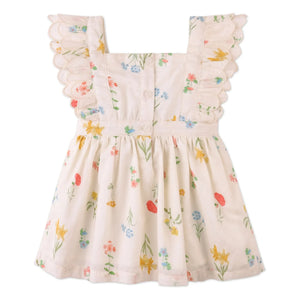 Gingersnaps - Vestido bordado Chisa | Crudo