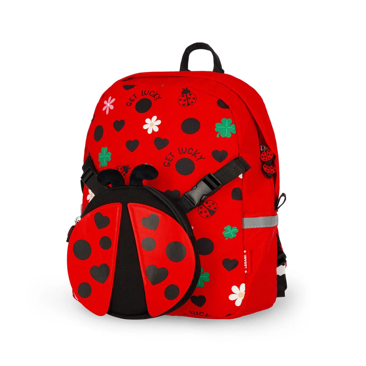 Legami - Mochila 2 en 1 con bolsillo frontal desmontable - ¡Muy linda!