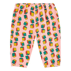 Bobo Choses - Pantalón de pana a cuadros de algodón orgánico | Rosa