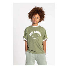 Smallable Kid - Milo Shorts de algodón orgánico | Caqui claro