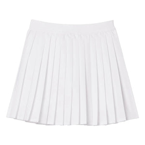 Lacoste - Falda plisada de fibra reciclada | Blanco