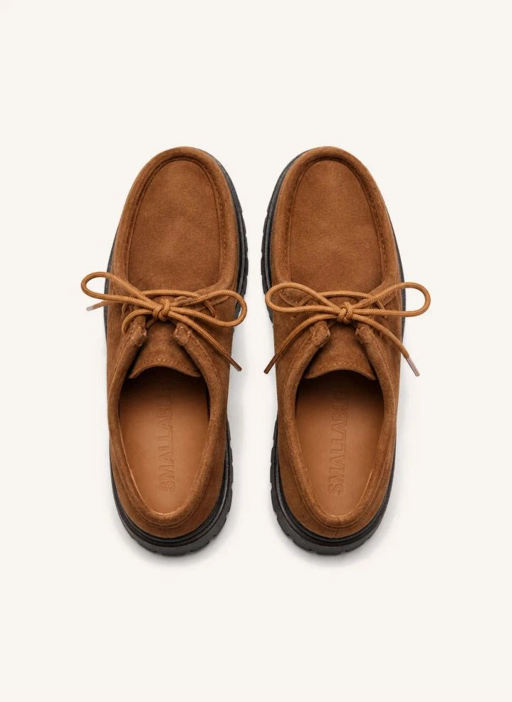 Smallable Kid - Coleman Zapatos Derby de ante | Caramelo