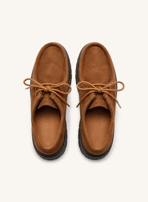 Smallable Kid - Coleman Zapatos Derby de ante | Caramelo