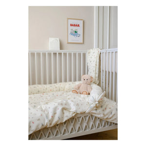 Cam Cam - Protector de Cuna Boudin Vintage Toys | Beige