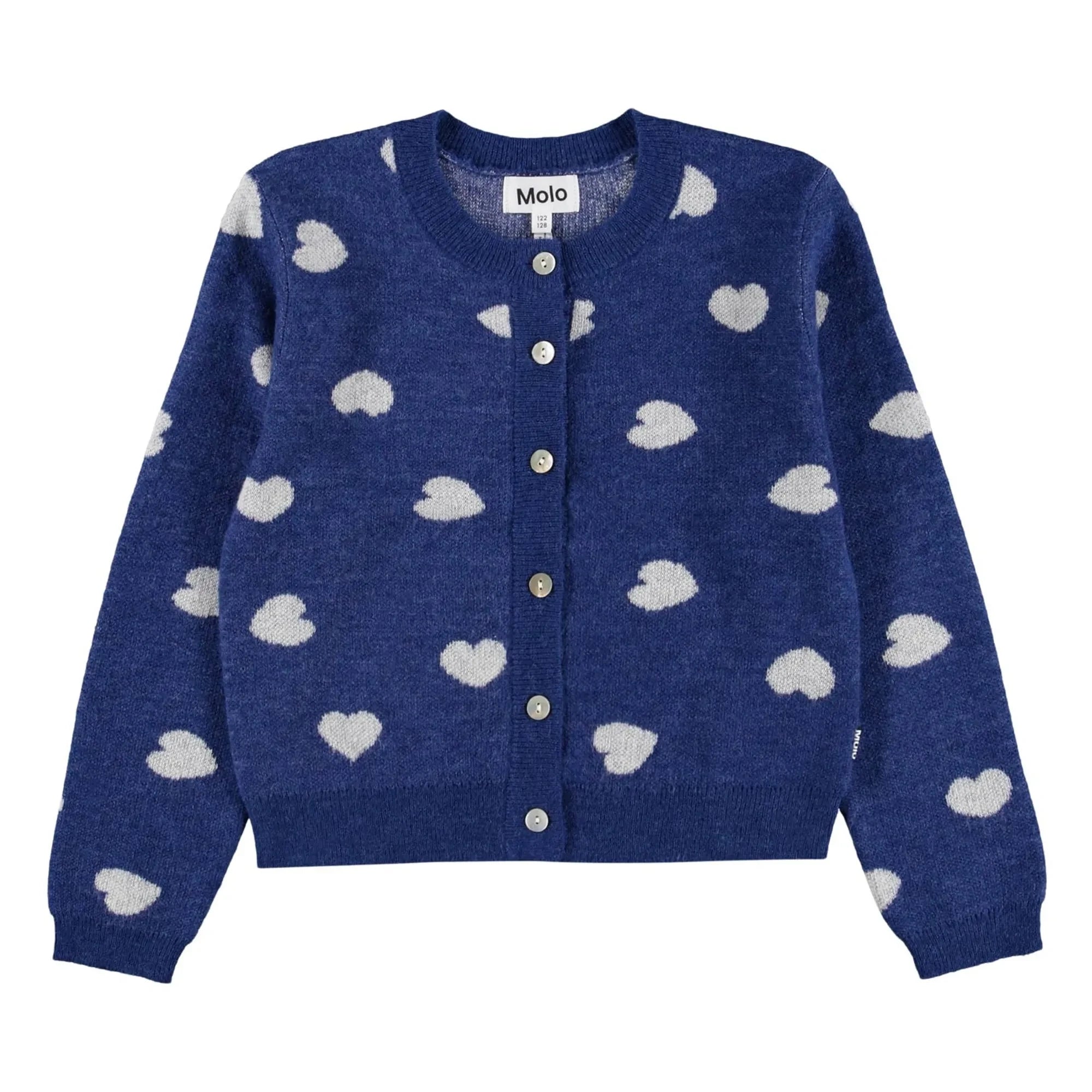 Molo - Cárdigan Ginny Hearts | Azul marino