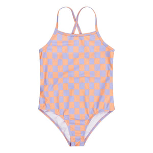 Tumble N'Dry - Bañador Alagoas Damier Fibras Recicladas | Lavanda