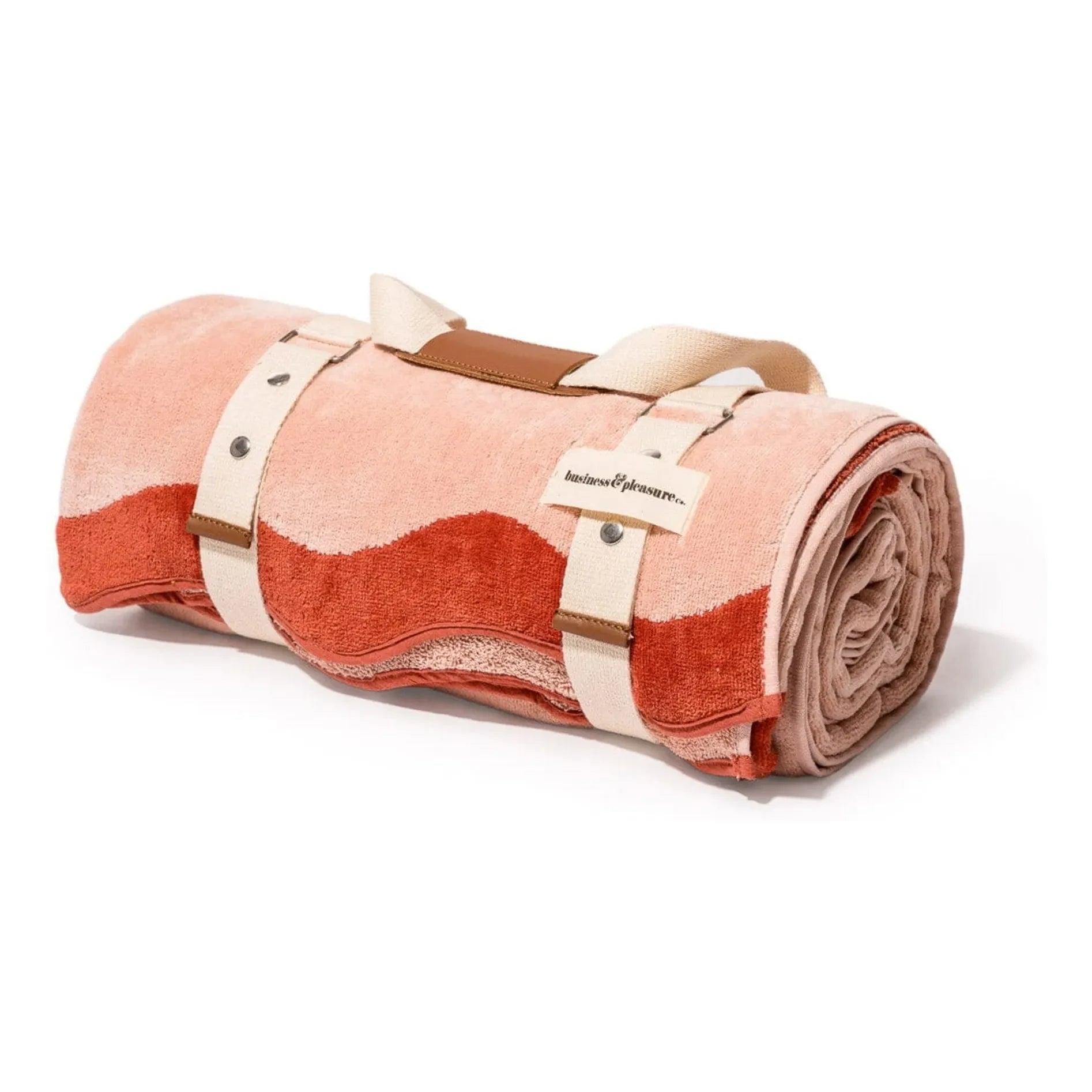 Business & Pleasure Co. - Toalla de playa perforada | Rosa