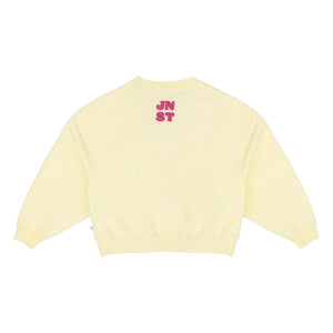 Sudadera Jenest - Tammie de algodón orgánico | Amarillo pálido