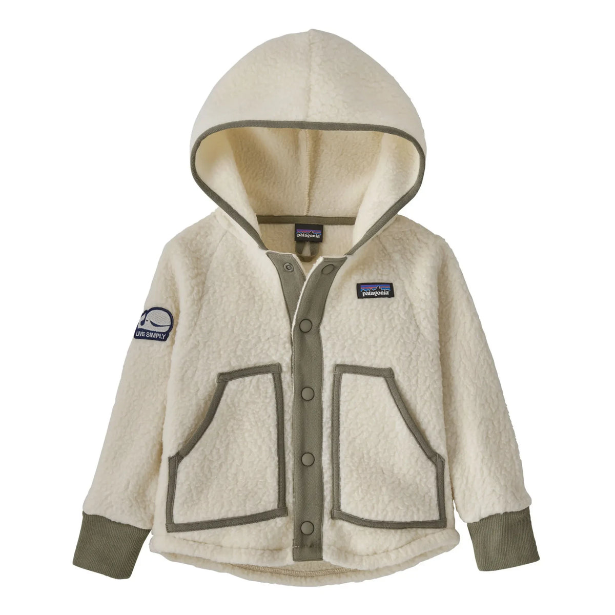 Patagonia - Chaqueta polar retro de felpa reciclada | Natural