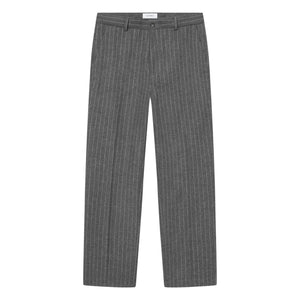 Les Deux - Como Pantalón de Pinstripe de Pierna Recta a Rayas | Gris
