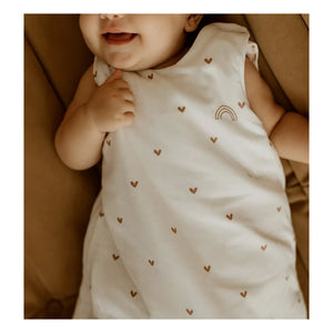 Saco de dormir reversible multitemporada Les Petites Billes - Vichy | Terracota