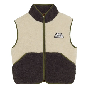 The Campamento - Kolsuz Sherpa Ceket | Ekru